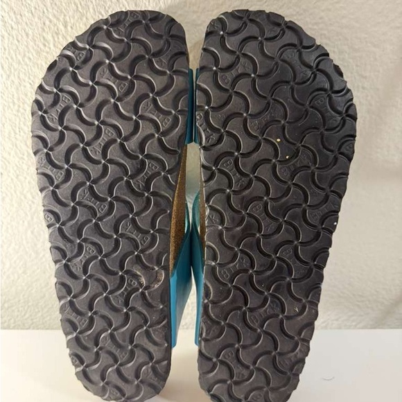 Birkenstock birkis Blue Cross-Strap Sandals - Picture 8 of 8